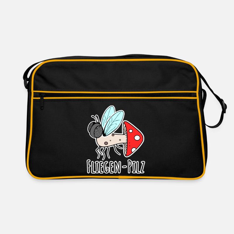 Fly agaric - half fly, half mushroom Retro Bag