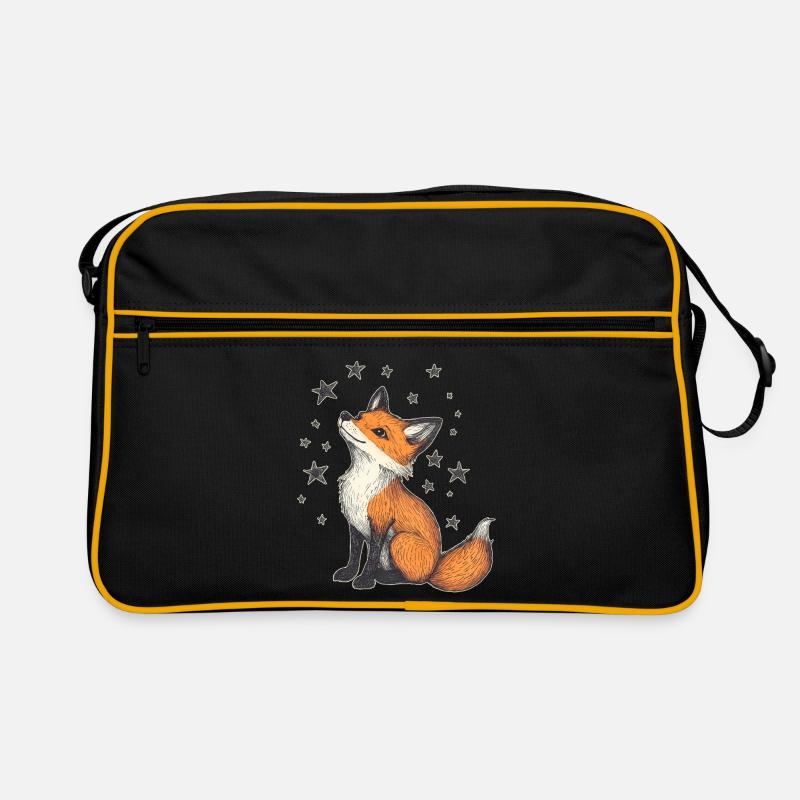 Fox and Stars Retro Bag