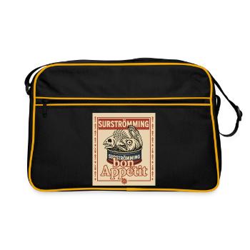 Surströmming Daring Challenge - Retro Bag - black/gold - Front