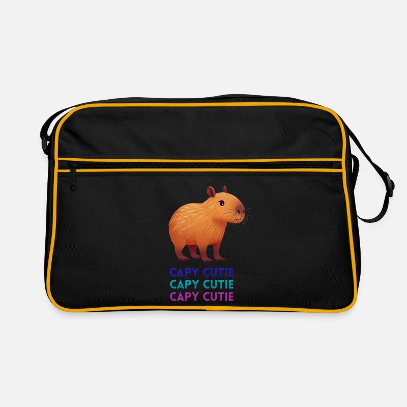 Charming Capybara Retro Bag