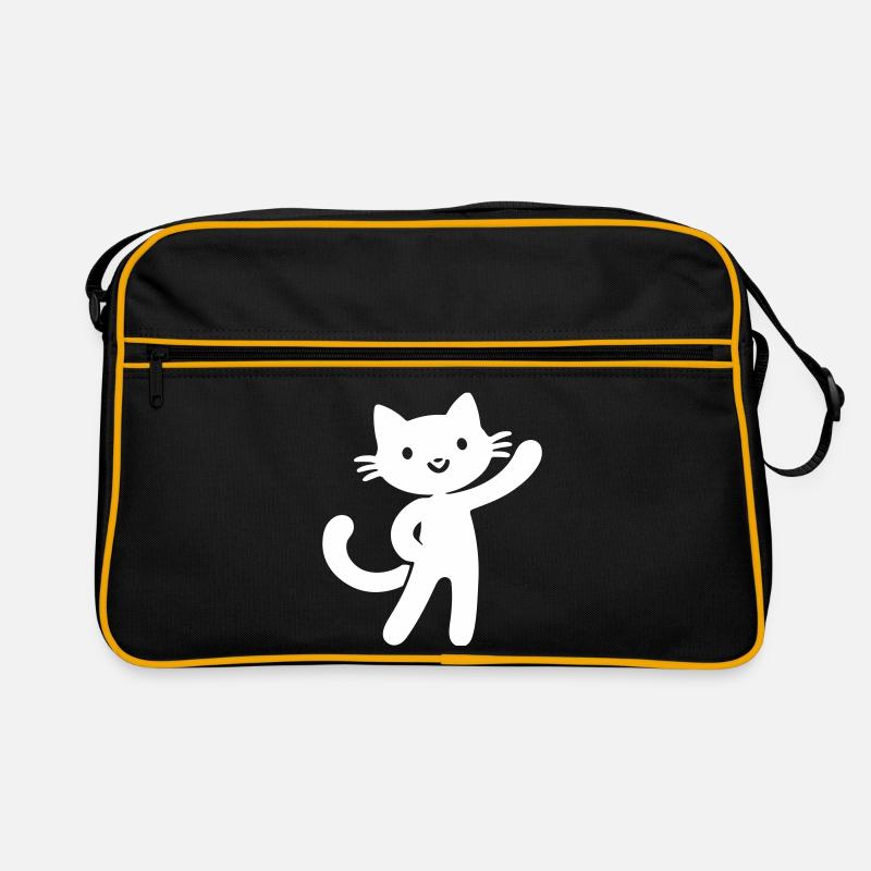Katze Niedlich Retro Tasche