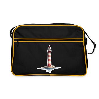 lighthouse - Retro Bag - black/gold - Front