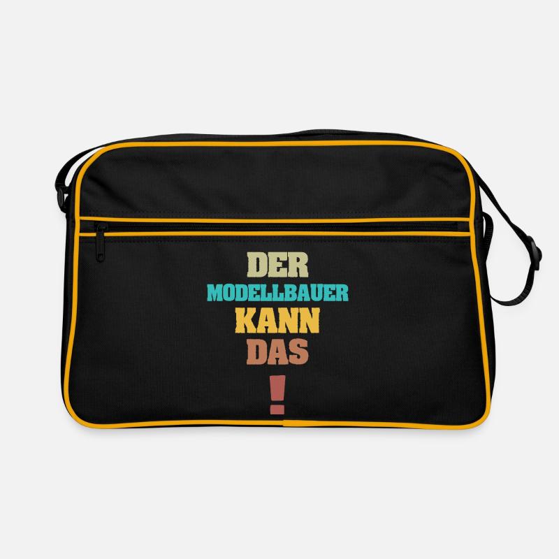 Spruch Modellbauer Retro Tasche