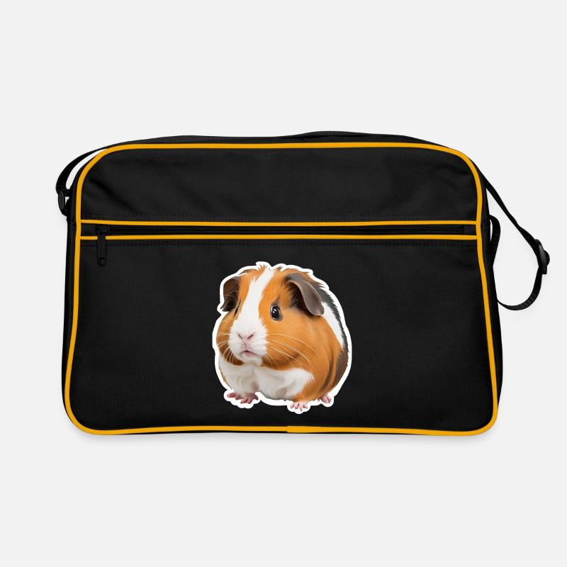 Adorable guinea pig Retro Bag