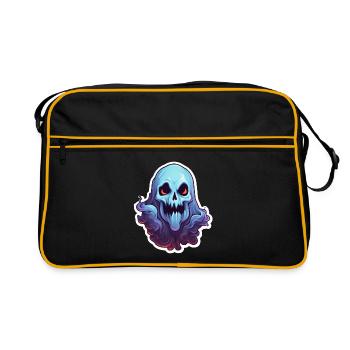 Halloween Ghost - Retro Bag - black/gold - Front