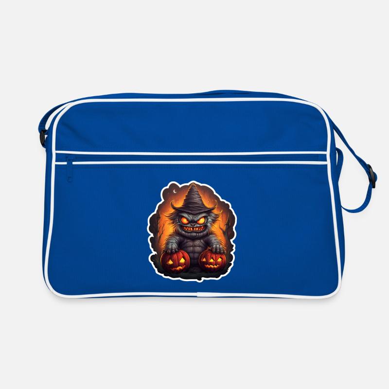 Halloween Monsters Retro Bag