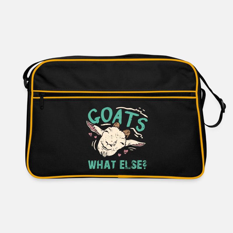 Les chèvres, quoi d’autre ? Drôle de conception de chèvre Sac Retro