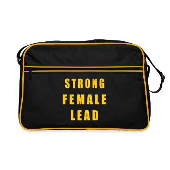 Strong female lead - Sac Retro - noir/or - Devant