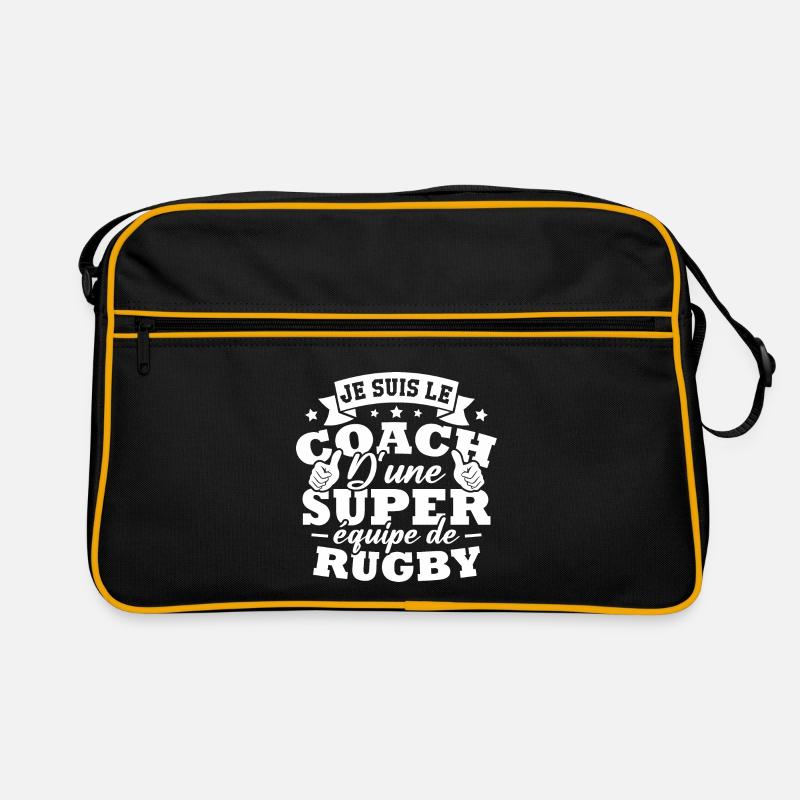 Je suis le coach d une super équipe de rugby Sac Retro