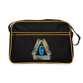e 201 o - Sac Retro - noir/or - Devant