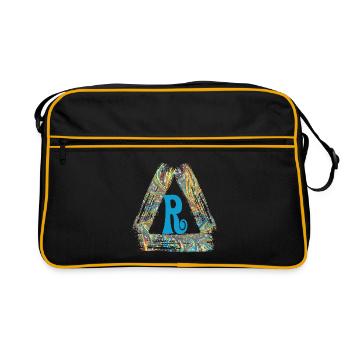 e 201 r - Retro Bag - black/gold - Front