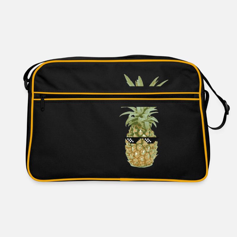 Th.. Life Ananas Geschenk Idee Retro Tasche