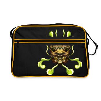tigre - Sac Retro - noir/or - Devant