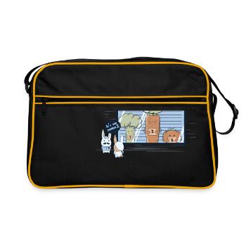 Vegetables Suspect - Sac Retro - noir/or - Devant