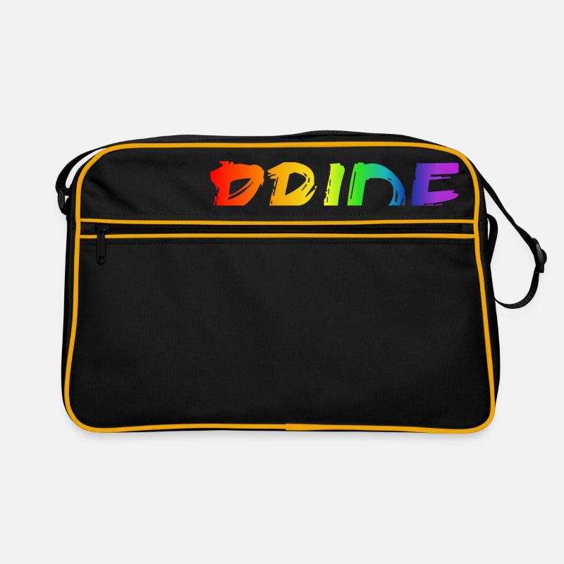 Pride, Lgbt gay pride - Retro Tasche - Schwarz/Gold