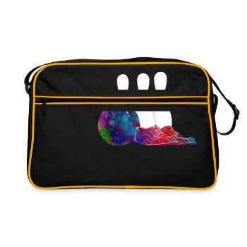 Bowling sport article #bowling #sport - Retro Bag - black/gold - Front