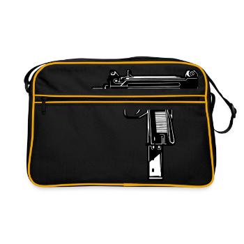 Uzi - Retro Bag - black/gold - Front
