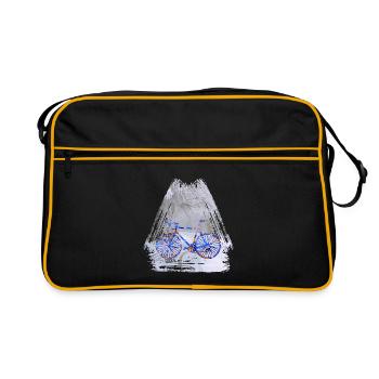 vélo hiver e 112 - Sac Retro - noir/or - Devant
