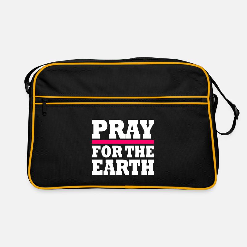 Pray for the earth Retro Bag