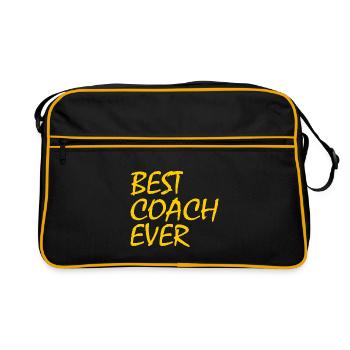 Best coach ever - Sac Retro - noir/or - Devant