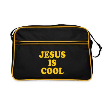 Jesus is cool - Sac Retro - noir/or - Devant