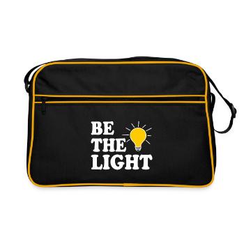 Be the light - Sac Retro - noir/or - Devant