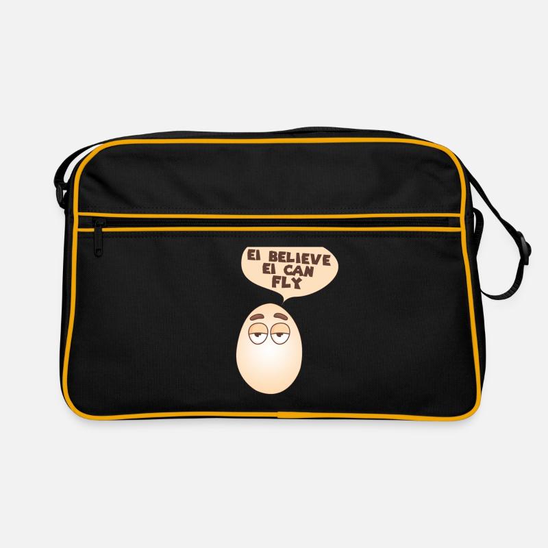 EI BELIEVE EI CAN FLY Retro Tasche