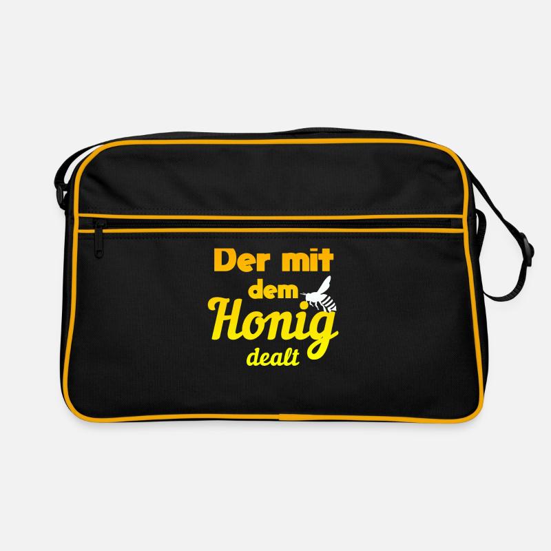 Beekeeper bee saying honey gift Retro Bag