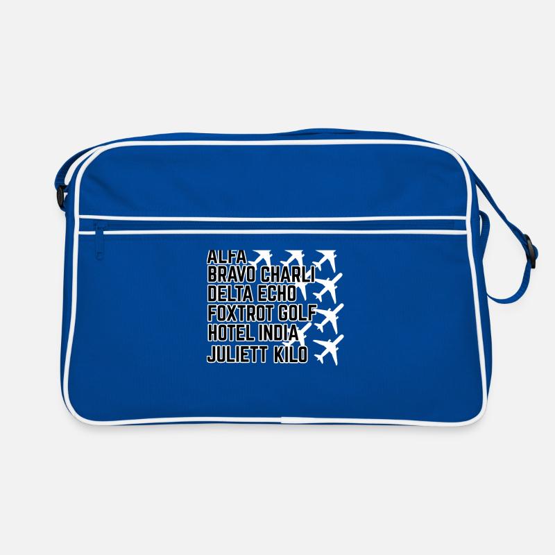 Pilot Pilotenalphabet Retro Tasche