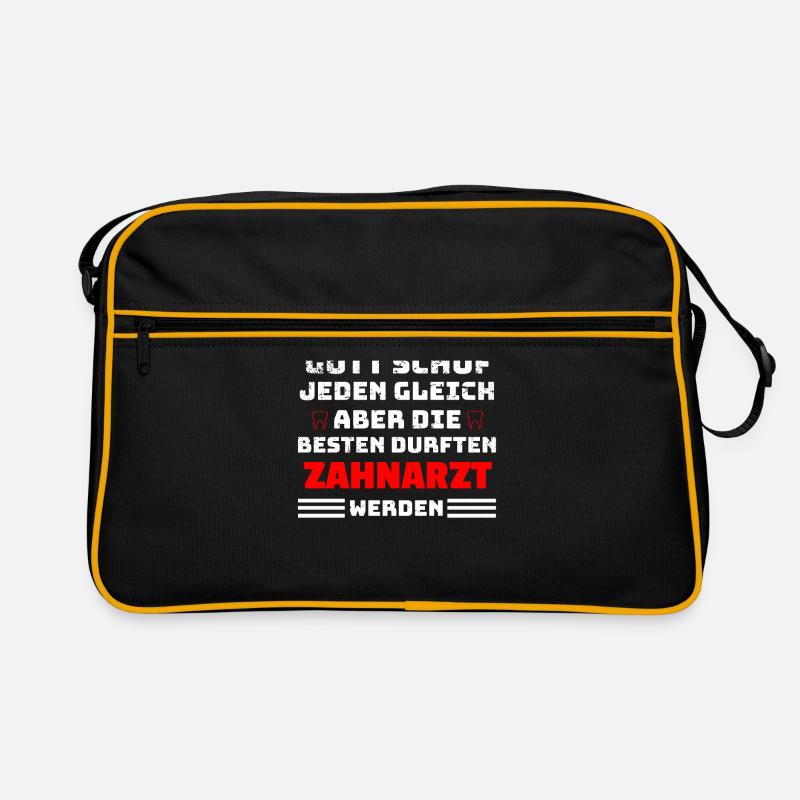 Zahnarzt Spruch Retro Tasche
