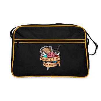 Jeu de dés De jeu de société Cadeau - Sac Retro - noir/or - Devant
