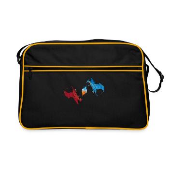 Dragon Dice Fantasy Game - Sac Retro - noir/or - Devant