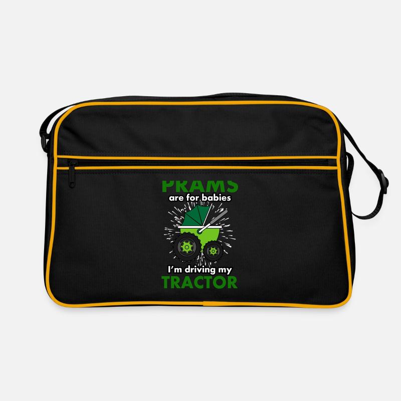 Tractor farmer baby stroller tractors Retro Bag