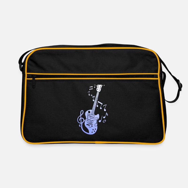 Guitar music notes Retro Bag