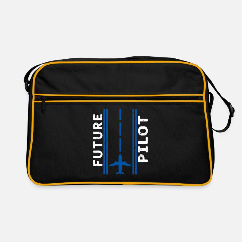 Pilot plane pilot Retro Bag