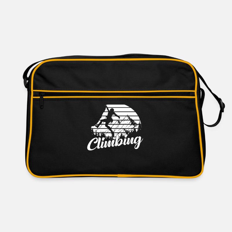 Klettern Kletterer Retro Tasche