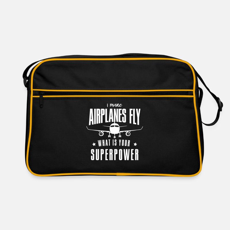 I Make Airplanes Fly Superpower Pilot Sac Retro
