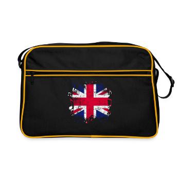 Grande-Bretagne Musique - Sac Retro - noir/or - Devant