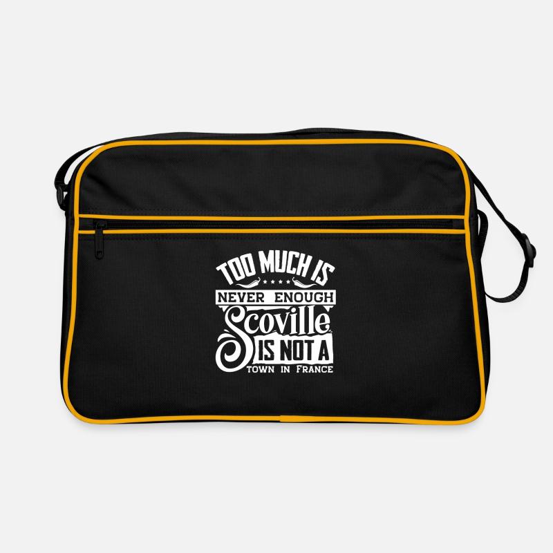 Scharf Kochen - Retro Tasche - Schwarz/Gold