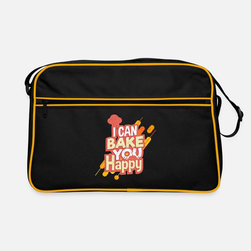 Bäcker backen Retro Tasche