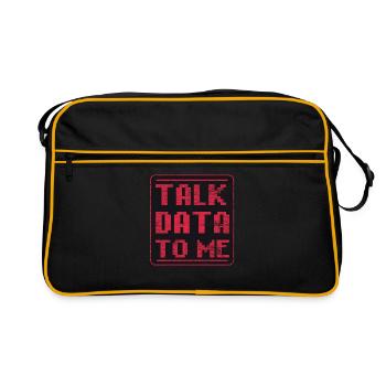 Programming Nerd - Retro Bag - black/gold - Front