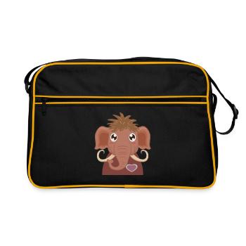 Mammut - Retro Tasche - Schwarz/Gold - Vorne