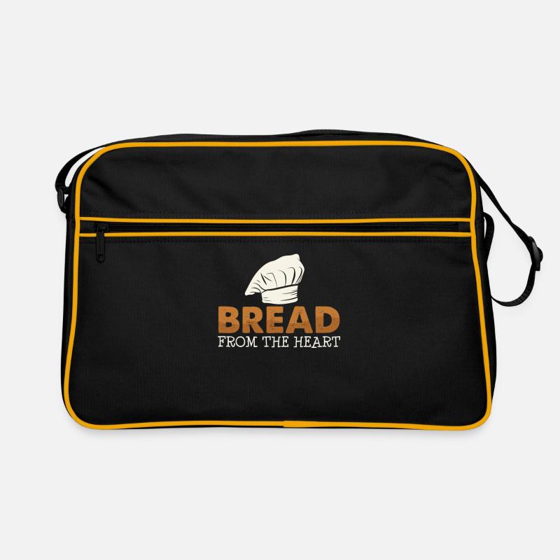Brot Backen Retro Tasche
