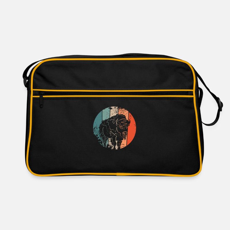 Bison vintage buffalo Retro Bag