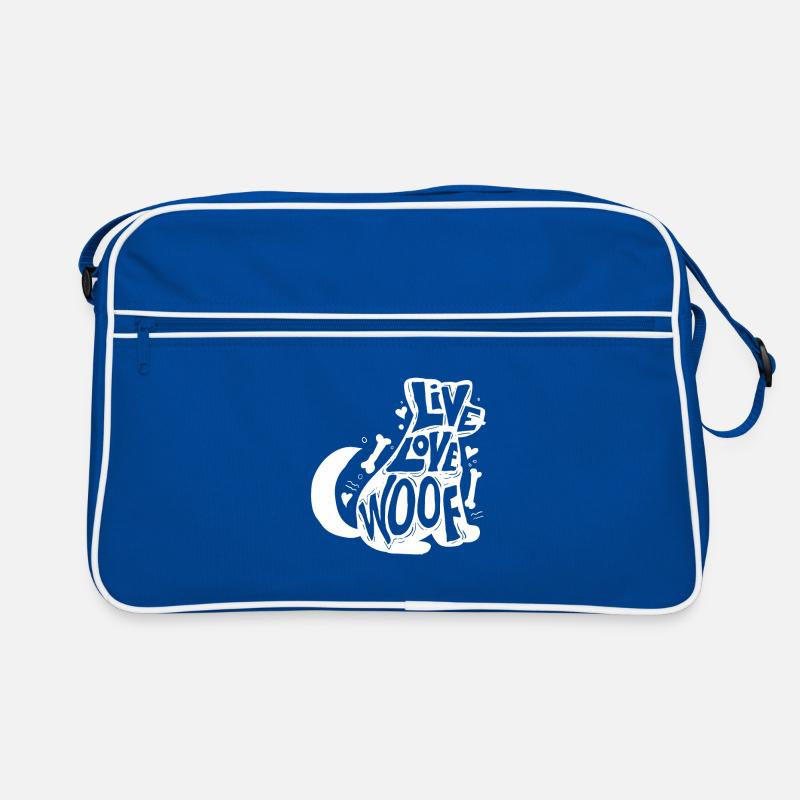 Hunde Liebe Retro Tasche