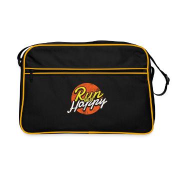 Sport de coureur de course - Sac Retro - noir/or - Devant