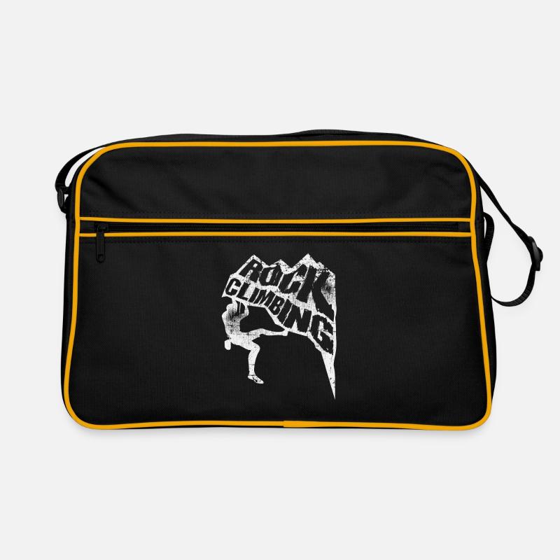 Kletterer Berge Klettern Retro Tasche