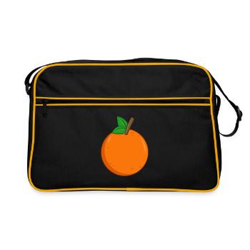 orange - Retro Bag - black/gold - Front