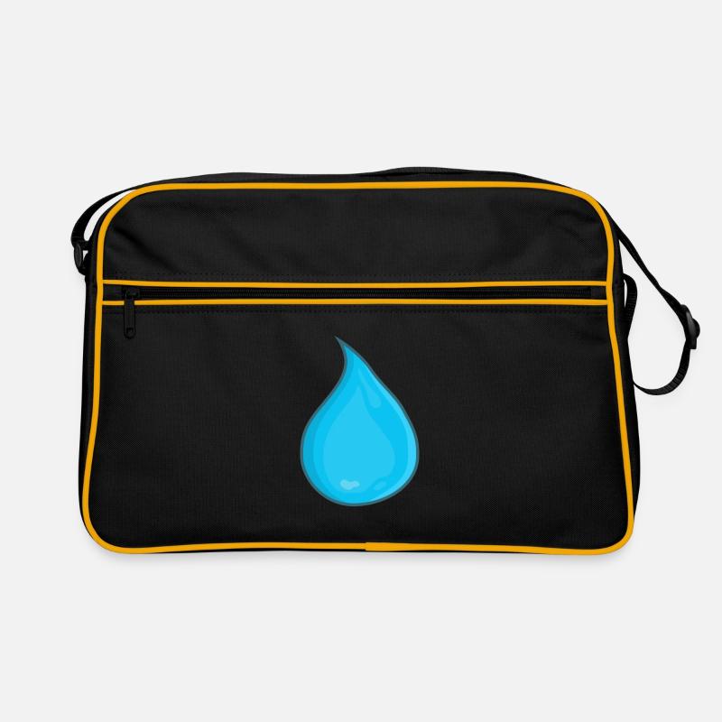 Wassertropfen Retro Tasche