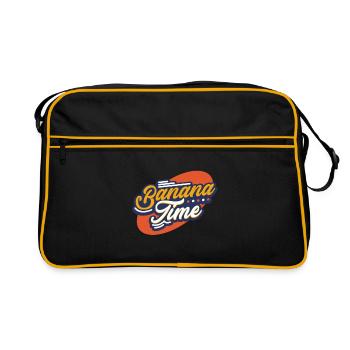 Banane - Sac Retro - noir/or - Devant